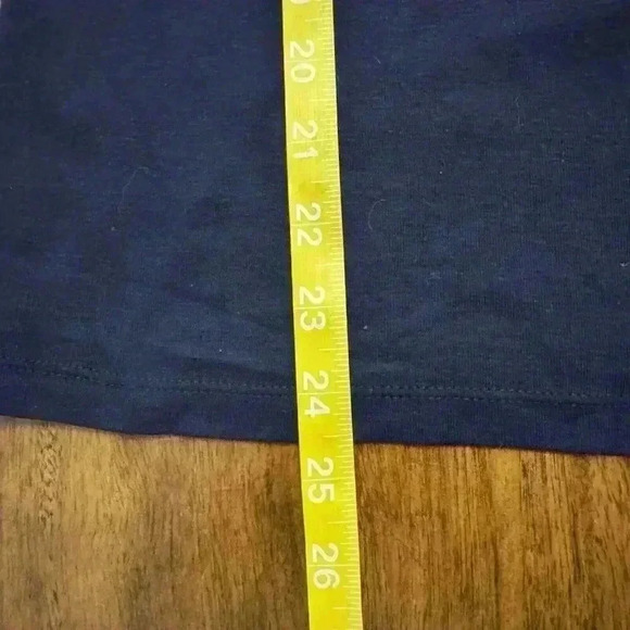 Talbots Blue Ladies Sleeveless Bateau Neck Tank, Size Large petite  Navy - Picture 6 of 7